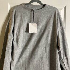 Arrange Oversized Gray T- Shirt in Size Large